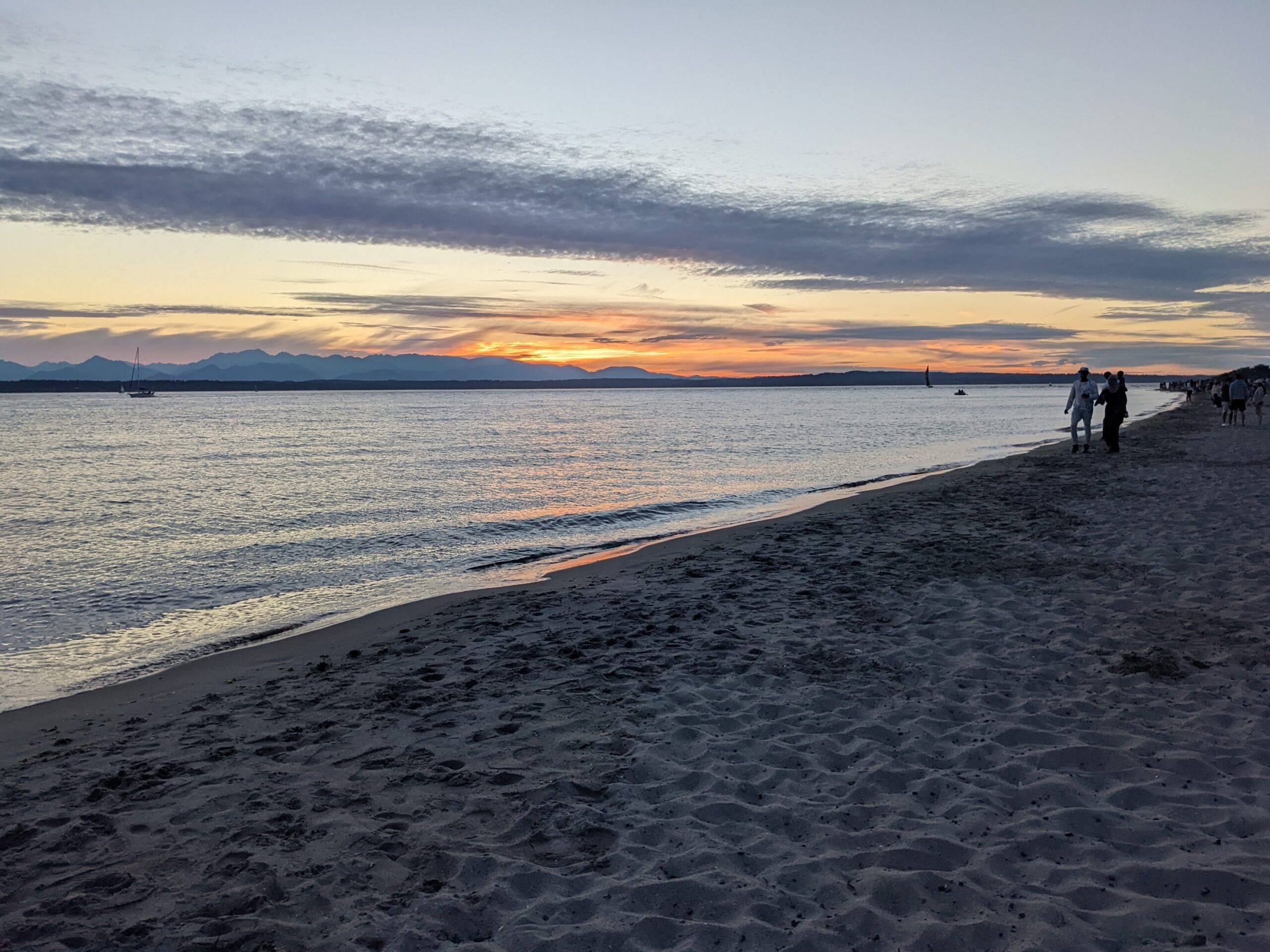 A Beach Sunset! - Of Books and Nooks